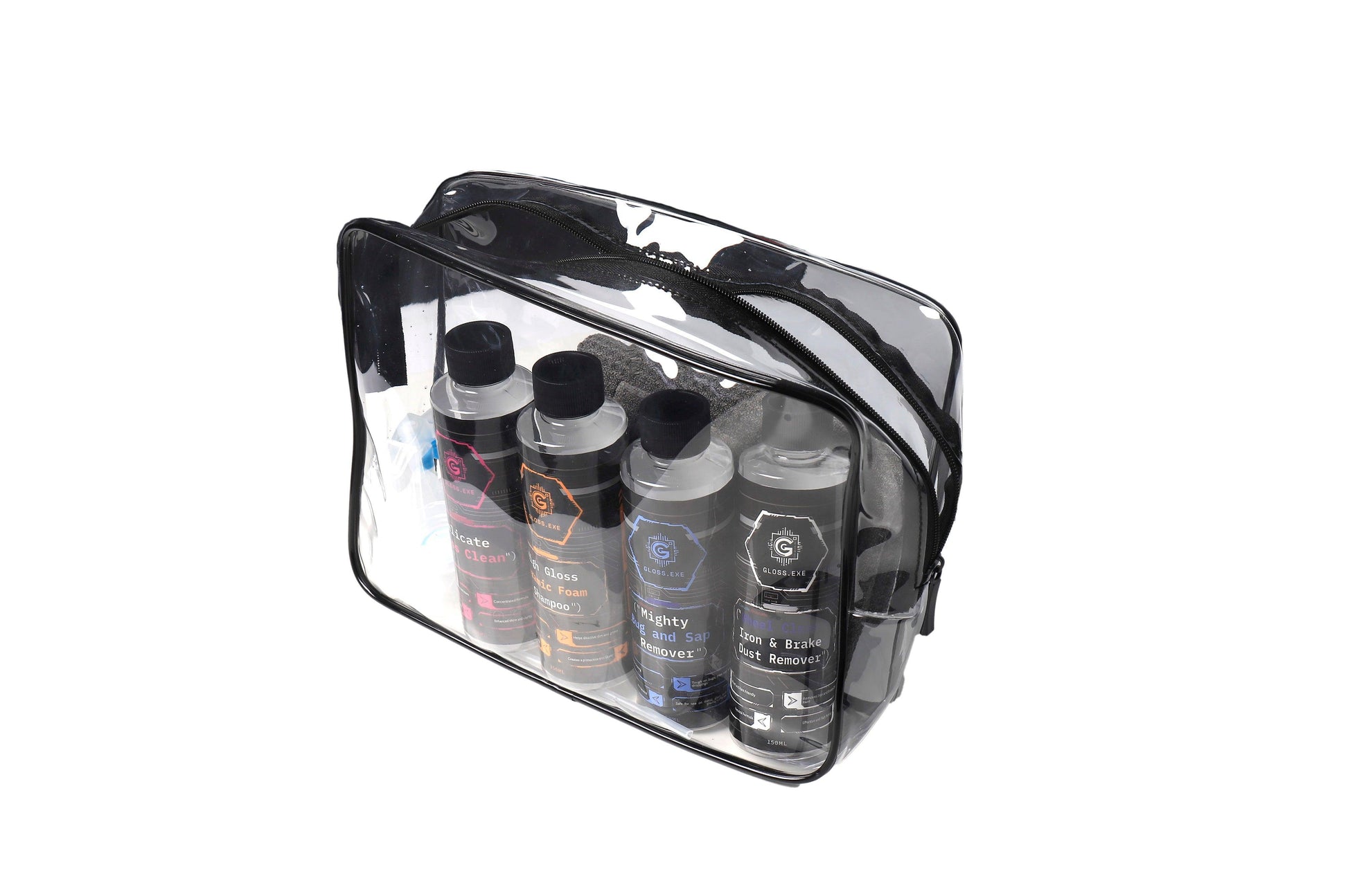Gloss.exe Car Care Detail Travel Pack 4 x 150 ml - Glosse Auto Care