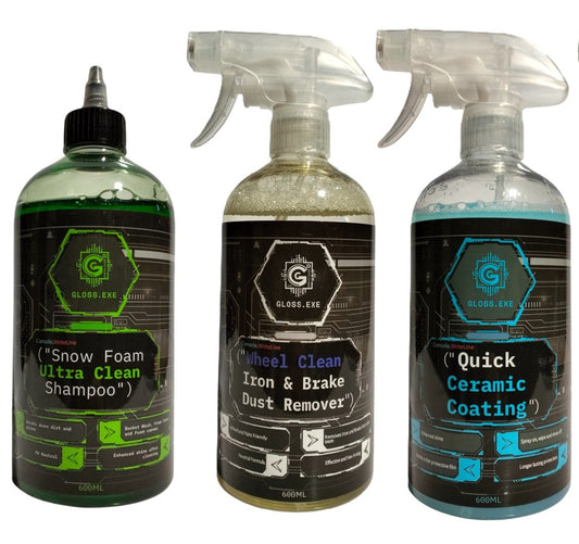 Gloss.exe Exterior Three-in-One Cleaning Bundle