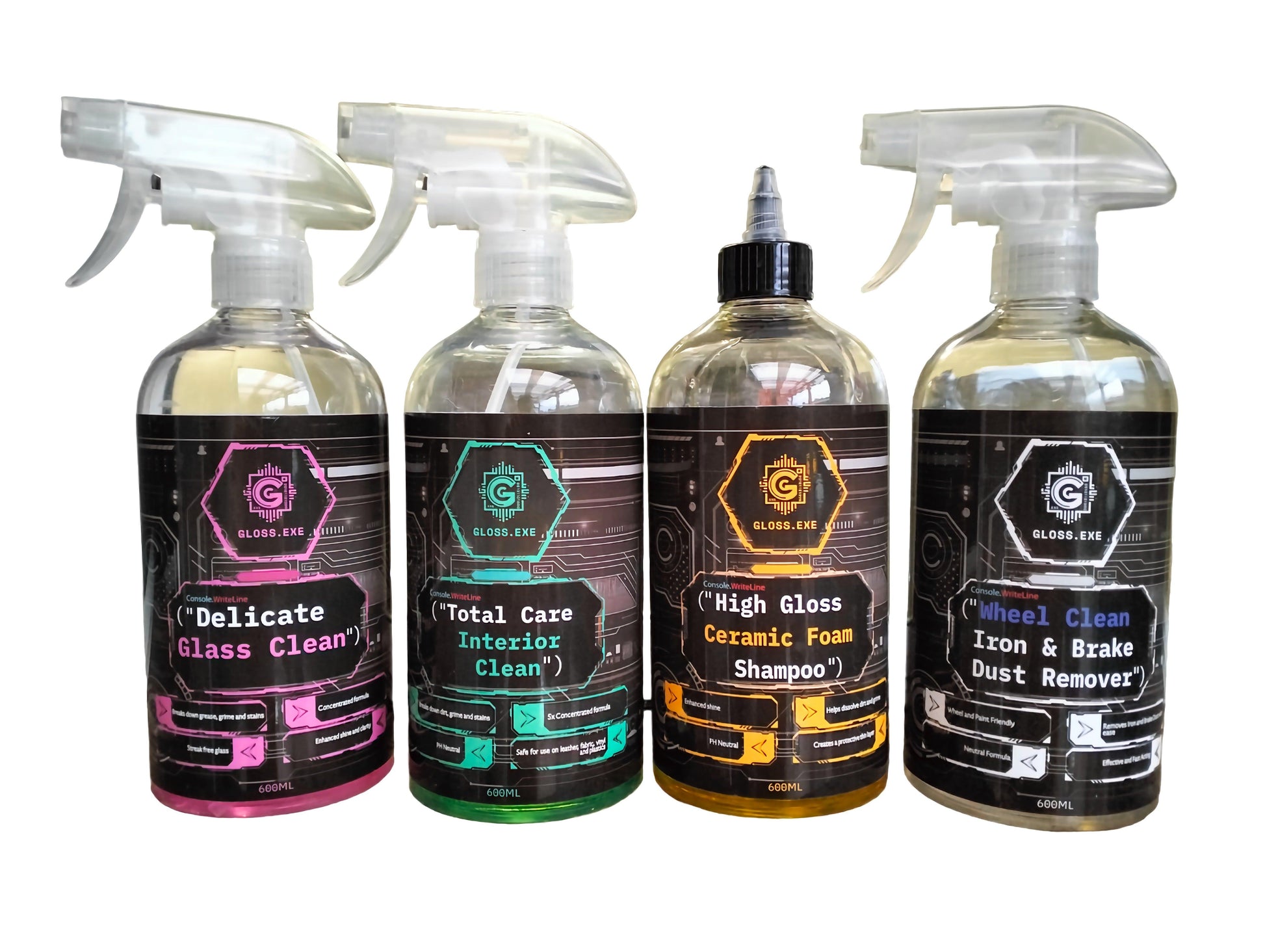 Gloss.exe Four-in-One Cleaning Bundle - Glosse Auto Care