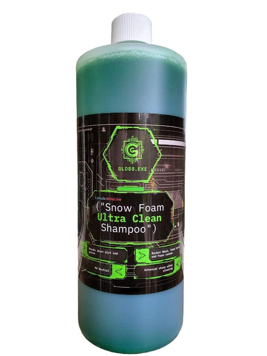 Gloss.exe Snow Foam Ultra Clean Shampoo Concentrate - Glosse Auto Care
