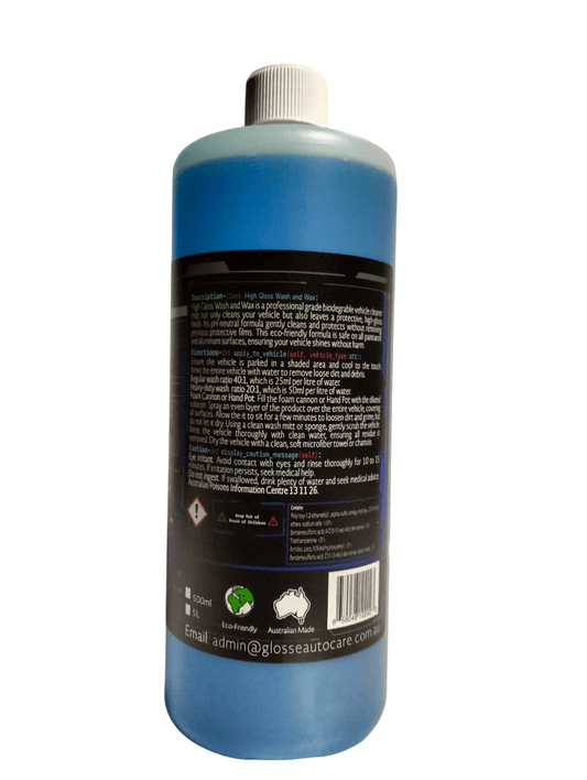 Australian Made High Gloss Wash and Wax