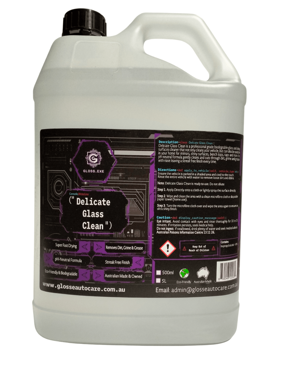 Australian Made Gloss.exe Glass Cleaner